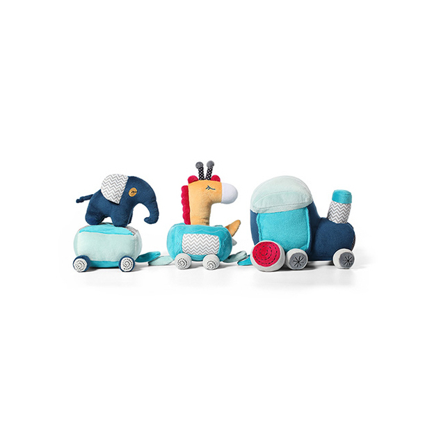 BABYONO Jouet éducatif Safari train 0m+