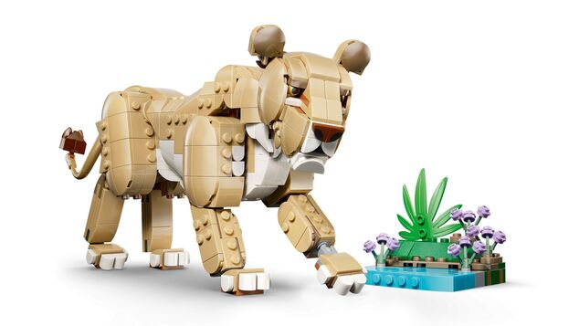 LEGO® Creator 3 en 1 31386 Animaux sauvages : Lion majestueux