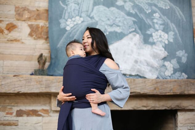 Nosič detí / šatka Boba Wrap - Navy Blue