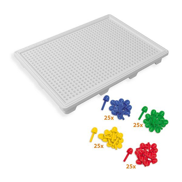 Kleines Mosaik auf der Tafel