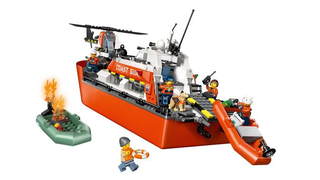 LEGO® City 60504 Záchranný čln pobrežnej hliadky a vrtuľník