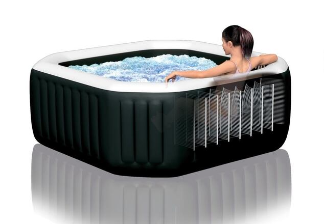 Nafukovacia vírivka INTEX 28462 Pure Spa 86 Octagon Bubble Jet  systém slanej vody