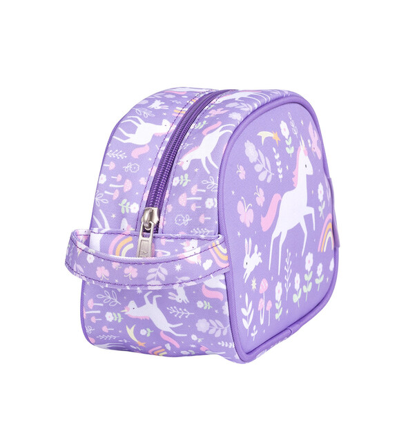 A Little Lovely Company - Kosmetiktasche - Einhörner und Regenbogen