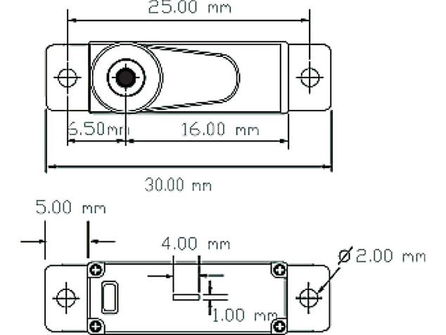 Robbe servo FS 31X HV 2.5kg.cm 0.039s/60° MG
