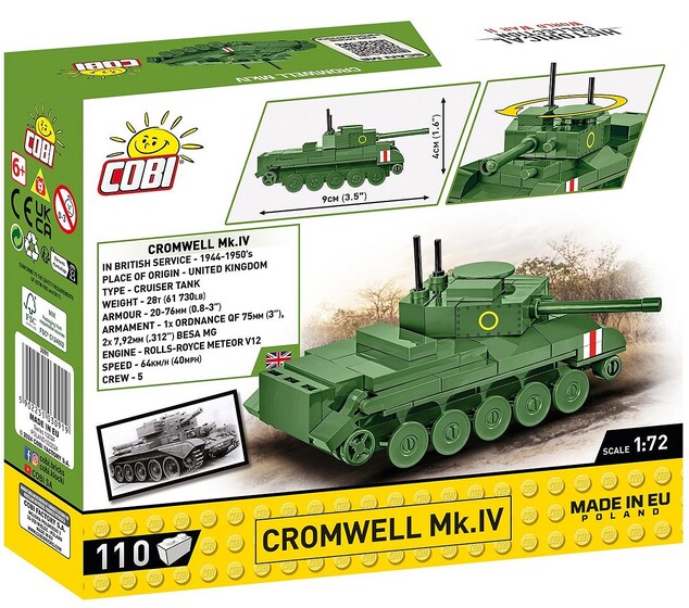Cobi Cromwell Mk. IV, 1:72, 110 k