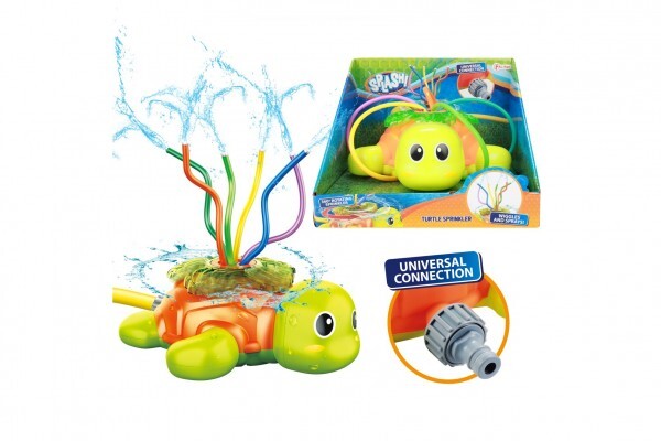 Spruzzatore d'acqua tartaruga per il giardino in plastica 20x10cm