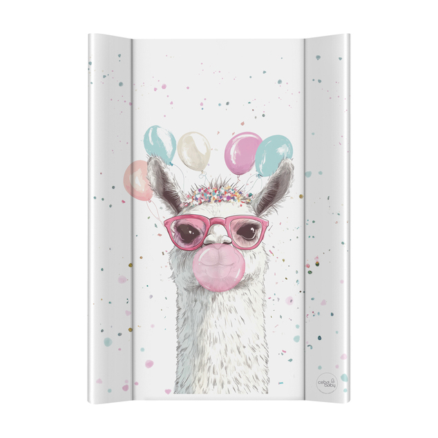 Ceba Previjalna podloga 2-stranska mehka (50x70) Basic Crazy Lama
