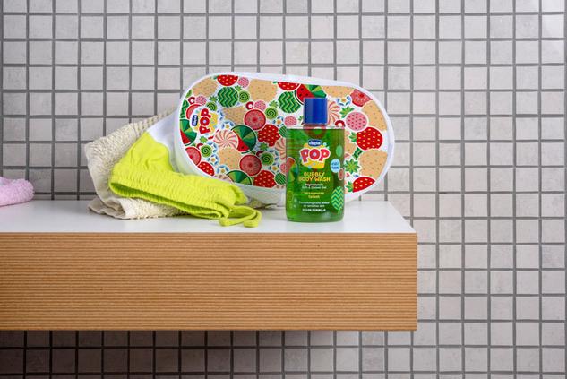 CHICCO Kúpeľový a sprchový gél POP so športovým vreckom Bubbly Watermelon 300ml
