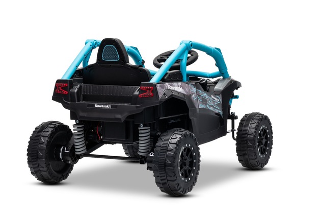 Elektrické autíčko Kawasaki TERYX KRX 1000 12V, modré, jednomiestne, odpružená zadná nápra