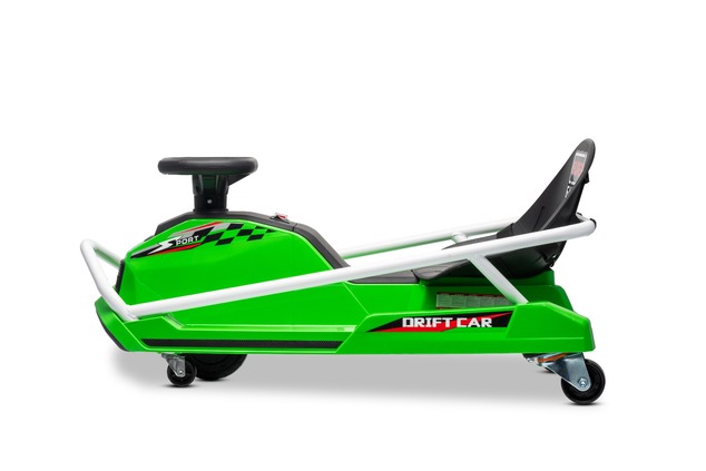 Beneo Motors Go-Kart da drift 24V, verde, 300W Motore Brushless, Batteria al litio, D