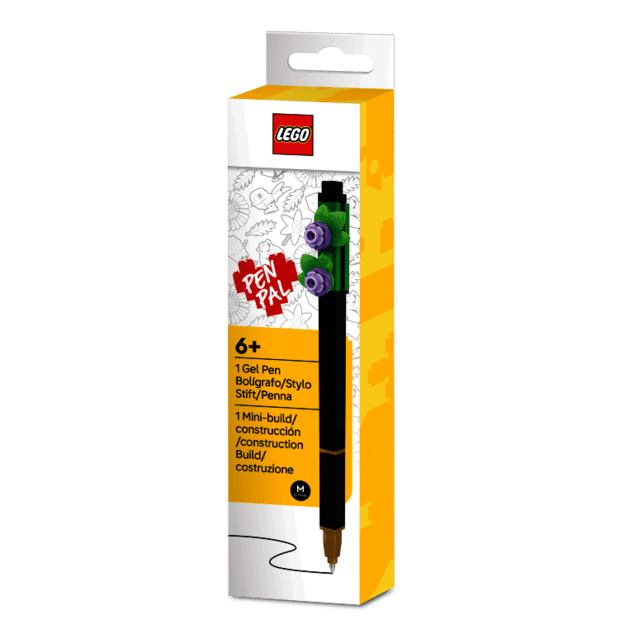 LEGO Botanicals zselés toll, fekete – lila virág
