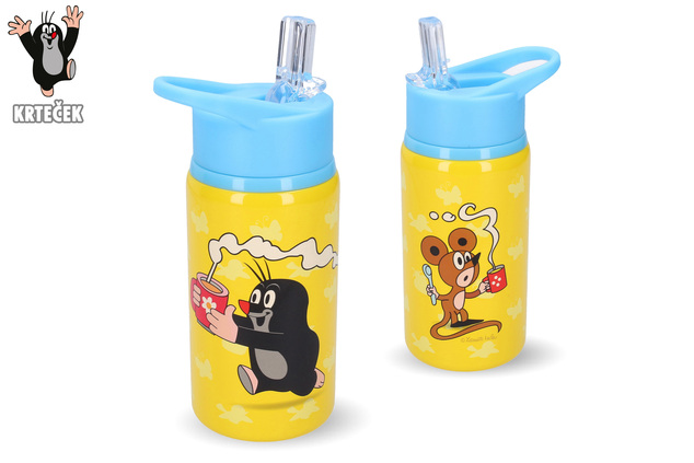 Fľaša nerez Krtko 500 ml modrá