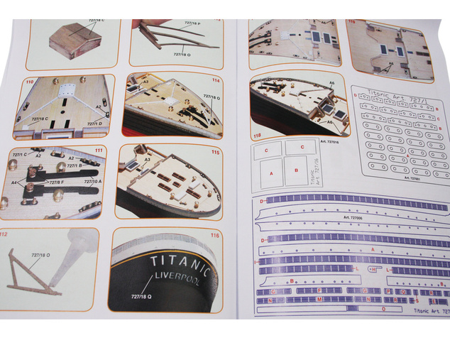 Mantua Model Titanic 1:200 sada č.3 kit