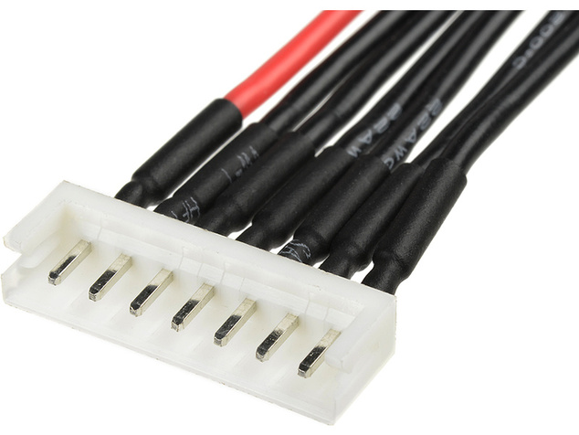 Balančný kábel 6S-EH samec 22AWG 10cm