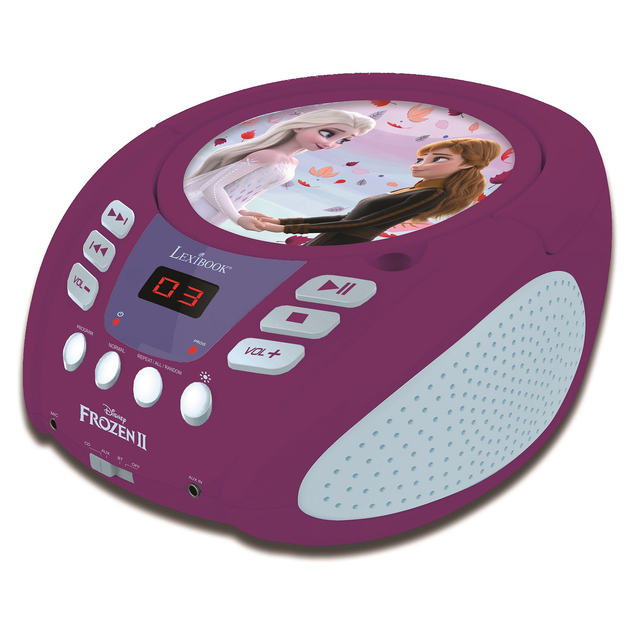 Lexibook Leuchtender Bluetooth CD-Player Die Eiskönigin