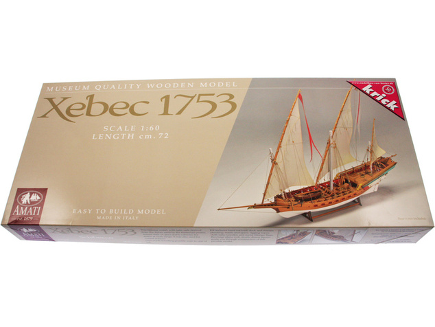 AMATI Sciabecco pirátska loď 1753 1:60 kit