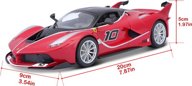 Bburago 1:24 Ferrari Racing FXX K Metallic Rot
