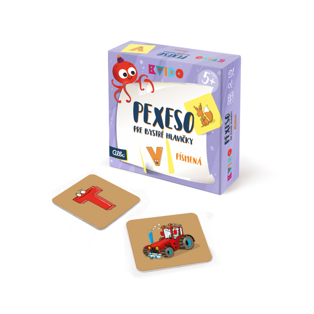Albi Kvído Pexeso pre bystré hlavičky Písmená
