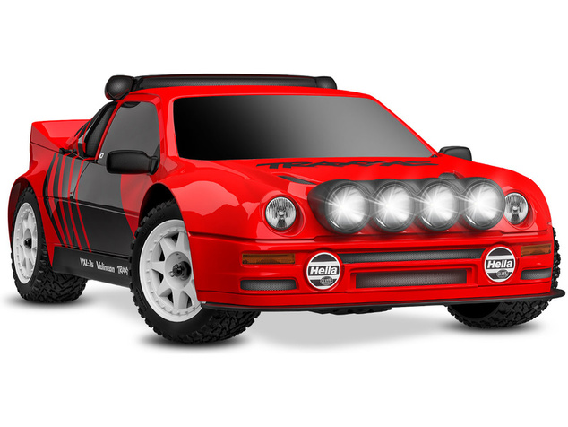 Traxxas Mini Rally Ford RS200 1:12 4WD VXL RTR šedý