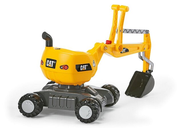 Rollytoys RollyDigger Pojazdný Otočný Bager CAT žltý