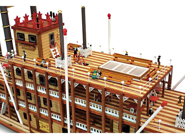 OCCRE Mississippi kolesový parník 1:80 kit