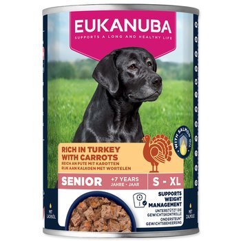 Konzerva EUKANUBA Senior bohatá na morčacie s mrkvou 400 g