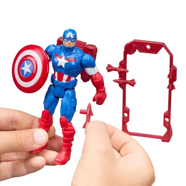 HASBRO - Avengers ActionVerse - Figura di Capitan America
