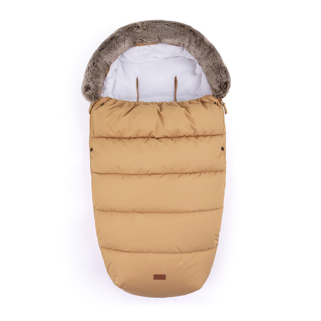 PETITE&amp;MARS Fusak 4v1 Comfy Elegant Caramel + rukávník Jasie Charcoal Grey