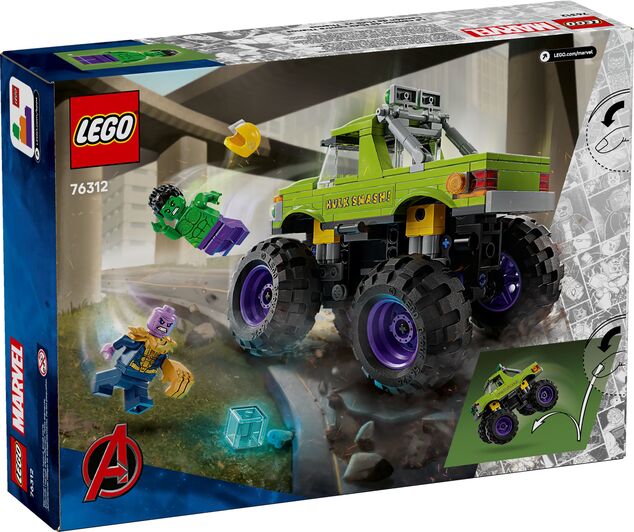 LEGO® Marvel 76312 Hulkov truck vs. Thanos