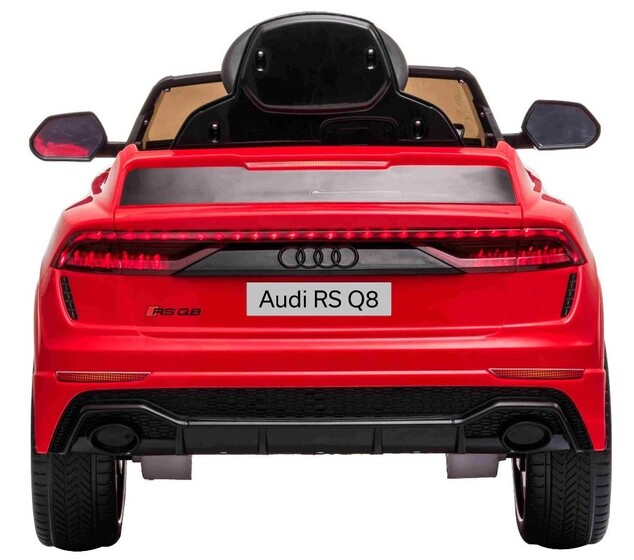 Elektroauto Audi RSQ8, 12V, 2,4 GHz Fernbedienung, USB/SD Eingang, LED rot