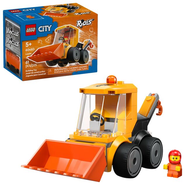 LEGO® City 60483 Autíčka – Stavebný nakladač