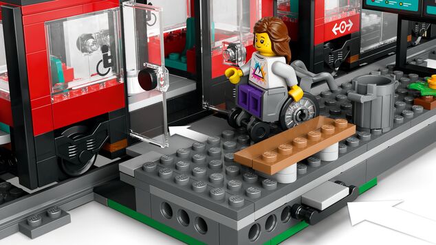 LEGO® City 60423 Tramway et arrêt au centre-ville