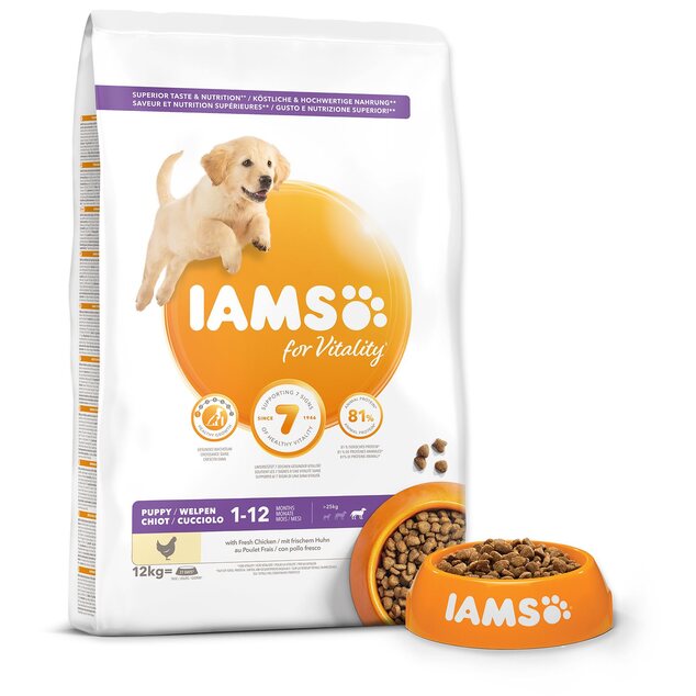 IAMS Dog Puppy Large Chicken 12kg