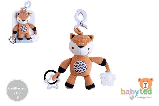 Srnka babyted hrkálka plyš 30cm záves na postieľku/kočík