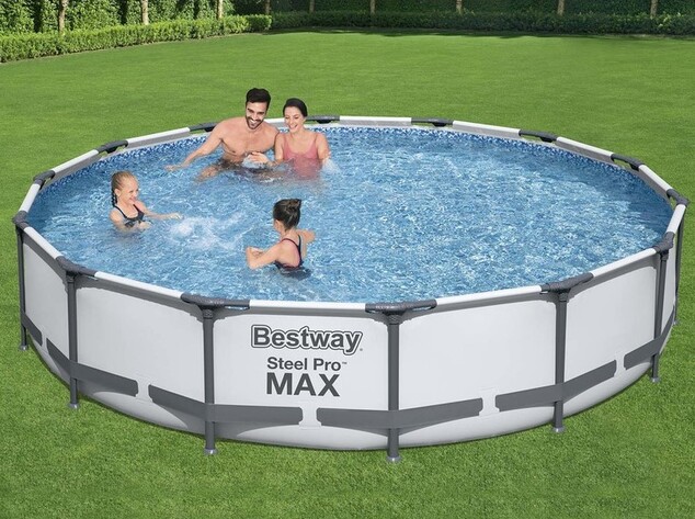 Záhradný bazén Bestway 56595 Steel Pro MAX 427 cm x 84cm Pool Set s kartušovou filtráciou