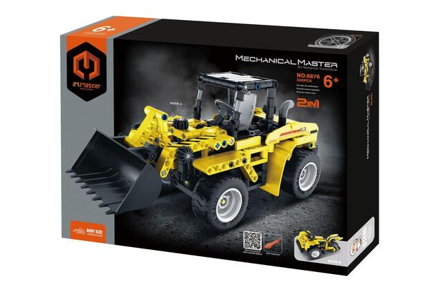 iM.MASTER Stavebnica 2v1 stavebné auto plast 320 dielikov