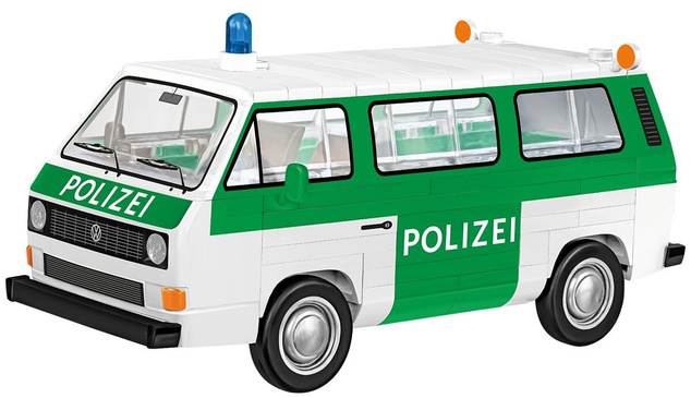 Cobi 24637 Volkswagen T3 Policie, 1:35, 144 k