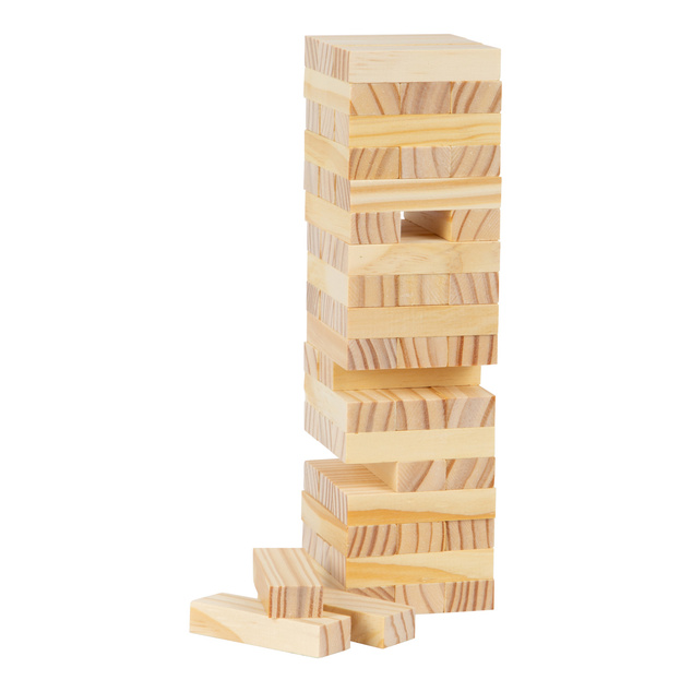 Small Foot Wooden Jenga igra natur