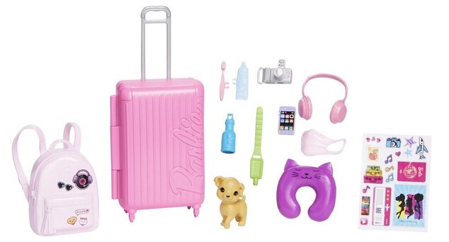 Mattel Barbie Bábika malibu na cestách