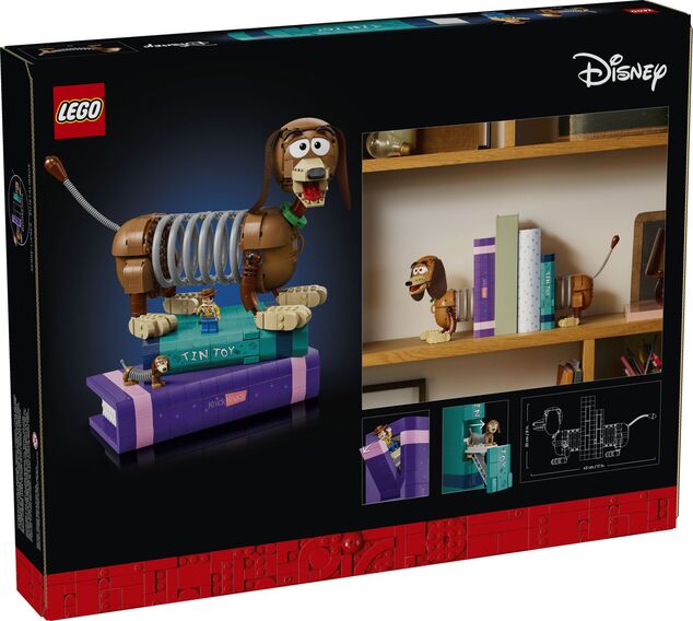LEGO® Disney™ 43301 Knižné zarážky: Pes Slinky z Toy Story
