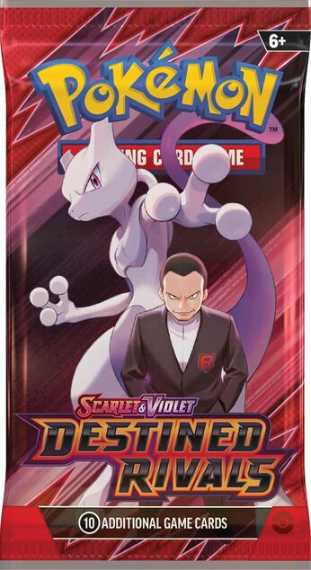 Pokémon JCC: Escarlata y Púrpura 10 Rivales Destinados Sobre de Cartas
