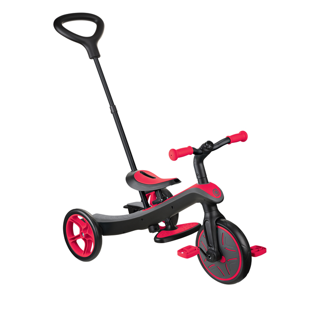 Globber Detská Trojkolka 4v1 - New Red