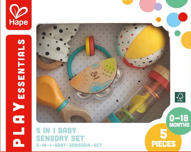 Hape Baby Senzorická sada 5v1