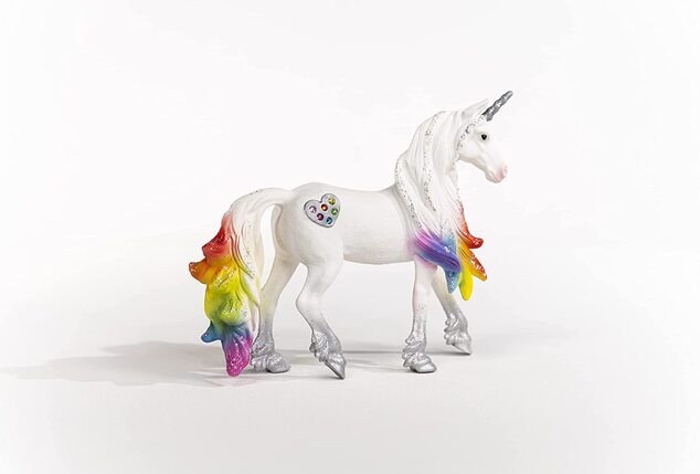 Schleich Jednorožec žrebec srdiečkový dúhový