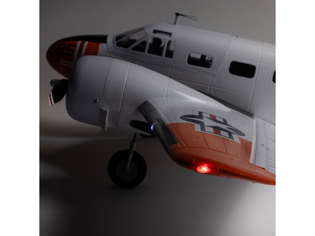 E-flite Beechcraft D18/RC-45J 1.5m BNF Basic AS3X+ SAFE Select