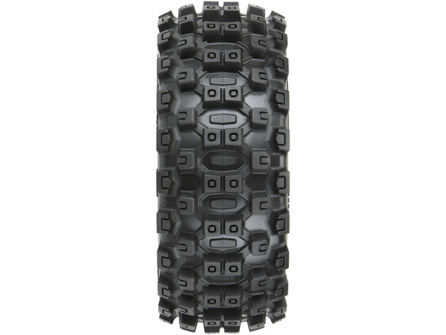 Pro-Line rueda 3.3", neumático Badlands MX M2 Buggy, disco Mach 10 H17 negro (2)