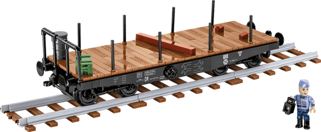 Cobi 6284 Schwerer plattformwagen type SSYS, 1:35, 424 k, 1 f