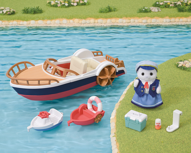 Sylvanian Families Ausflugsboot des Seemannsrobben