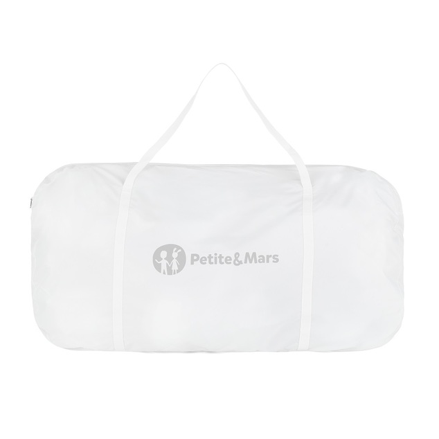 PETITE&amp;MARS Postieľka detská polohovateľná s funkciou kolísky Glory 2v1 Mocha Beige