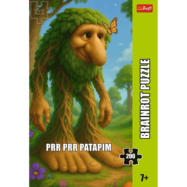 Trefl Puzzle 200 Stk BrainRots, Prr Prr Patapim